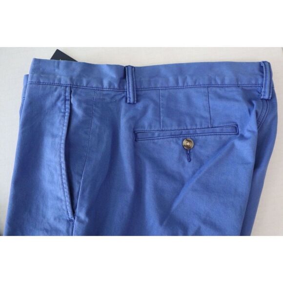 Polo Ralph Lauren Men Sz 32x32 Blue Stretch Straight Fit Washed Chino Pants - Picture 8 of 13